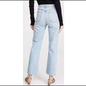 The Reformation Cynthia High Rise Relaxed crop